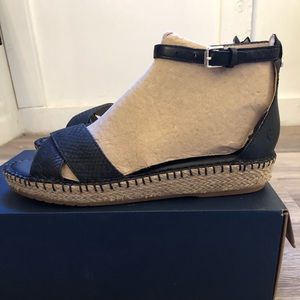 Coke Haan grand series black espadrilles